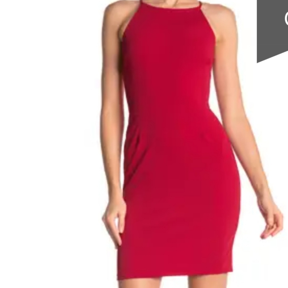 Love...Ady Halter Neck Bodycon Dress
Sz S NWT